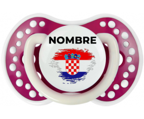 Bandera del efecto pincel de Croacia con nombre: Chupete lovi dynamic