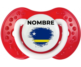 Bandera del pincel Curazao con nombre: Chupete lovi dynamic