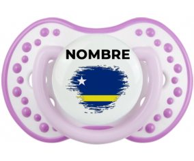 Bandera del pincel Curazao con nombre: Chupete lovi dynamic