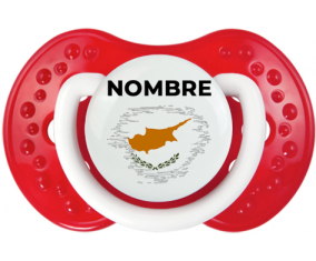 Bandera del efecto pincel chipriota con nombre: Chupete lovi dynamic