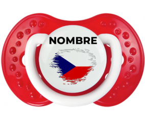 Bandera del efecto pincel de la República Checa con nombre: Chupete lovi dynamic