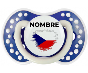 Bandera del efecto pincel de la República Checa con nombre: Chupete lovi dynamic