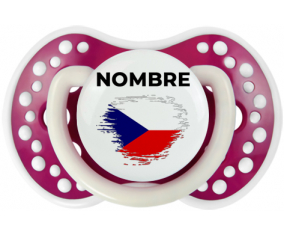 Bandera del efecto pincel de la República Checa con nombre: Chupete lovi dynamic