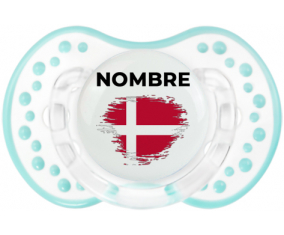 Bandera de efecto pincel dinamarca con nombre: Chupete lovi dynamic