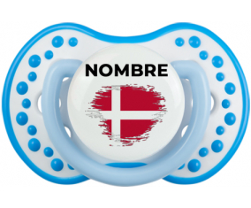 Bandera de efecto pincel dinamarca con nombre: Chupete lovi dynamic