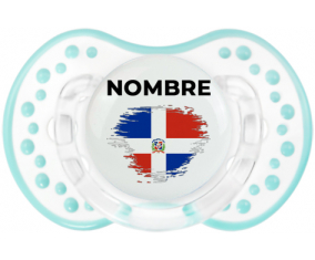 Bandera de efecto pincel de República Dominicana con nombre: Chupete lovi dynamic