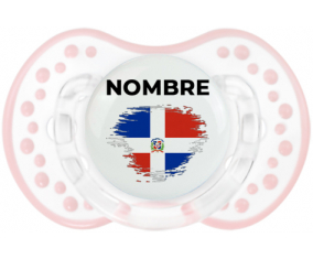 Bandera de efecto pincel de República Dominicana con nombre: Chupete lovi dynamic