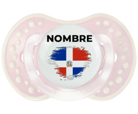 Bandera de efecto pincel de República Dominicana con nombre: Chupete lovi dynamic