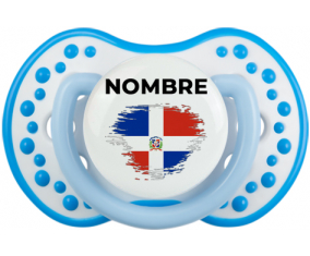 Bandera de efecto pincel de República Dominicana con nombre: Chupete lovi dynamic