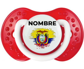 Bandera ecuatoriana con nombre: Chupete lovi dynamic