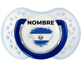 Efecto pincel de bandera El Salvador con nombre: Chupete lovi dynamic