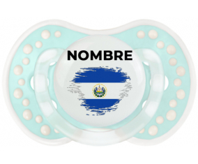 Efecto pincel de bandera El Salvador con nombre: Chupete lovi dynamic