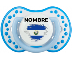 Efecto pincel de bandera El Salvador con nombre: Chupete lovi dynamic