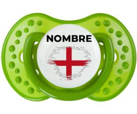 Inglaterra cepilla la bandera del efecto con nombre: Chupete lovi dynamic personnalisée