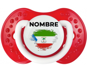 Efecto pincel de bandera Guinea Ecuatorial con nombre: Chupete lovi dynamic