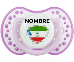 Efecto pincel de bandera Guinea Ecuatorial con nombre: Chupete lovi dynamic