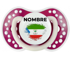 Efecto pincel de bandera Guinea Ecuatorial con nombre: Chupete lovi dynamic