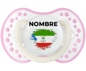 Efecto pincel de bandera Guinea Ecuatorial con nombre: Chupete lovi dynamic