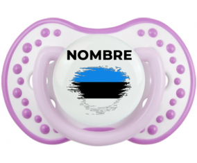 Bandera de efecto pincel estonio con nombre: Chupete lovi dynamic