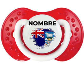 Bandera de efecto de pincel de las Islas Malvinas con nombre: Chupete lovi dynamic