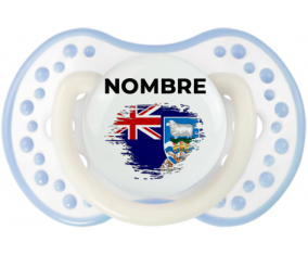 Bandera de efecto de pincel de las Islas Malvinas con nombre: Chupete lovi dynamic