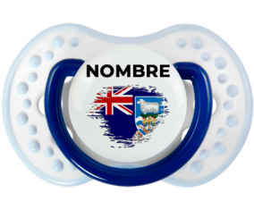 Bandera de efecto de pincel de las Islas Malvinas con nombre: Chupete lovi dynamic