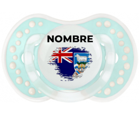 Bandera de efecto de pincel de las Islas Malvinas con nombre: Chupete lovi dynamic