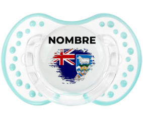 Bandera de efecto de pincel de las Islas Malvinas con nombre: Chupete lovi dynamic