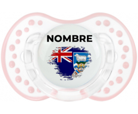 Bandera de efecto de pincel de las Islas Malvinas con nombre: Chupete lovi dynamic