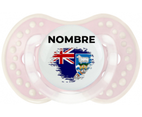 Bandera de efecto de pincel de las Islas Malvinas con nombre: Chupete lovi dynamic