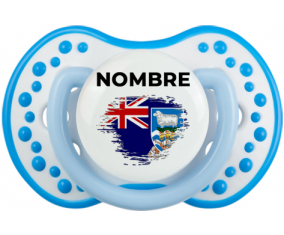 Bandera de efecto de pincel de las Islas Malvinas con nombre: Chupete lovi dynamic