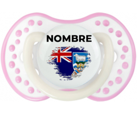 Bandera de efecto de pincel de las Islas Malvinas con nombre: Chupete lovi dynamic