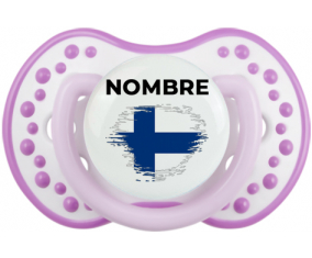 Bandera del efecto pincel de Finlandia con nombre: Chupete lovi dynamic