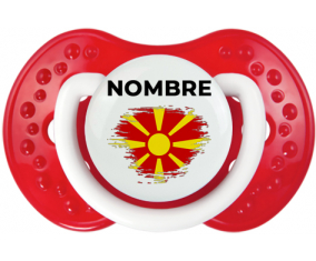 Bandera de cepillo del norte de Macedonia con nombre: Chupete lovi dynamic