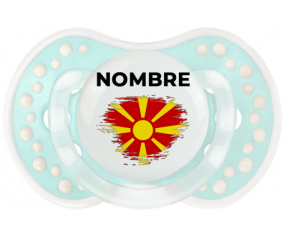 Bandera de cepillo del norte de Macedonia con nombre: Chupete lovi dynamic
