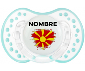 Bandera de cepillo del norte de Macedonia con nombre: Chupete lovi dynamic
