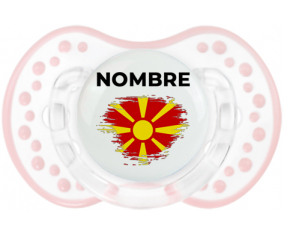 Bandera de cepillo del norte de Macedonia con nombre: Chupete lovi dynamic