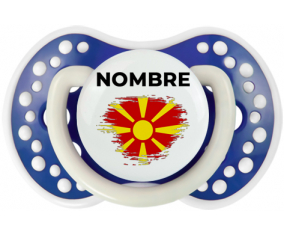 Bandera de cepillo del norte de Macedonia con nombre: Chupete lovi dynamic