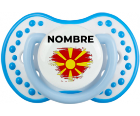 Bandera de cepillo del norte de Macedonia con nombre: Chupete lovi dynamic
