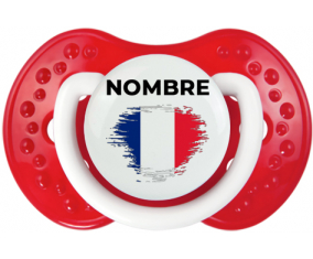 France bandera de efecto pincel con nombre: Chupete lovi dynamic