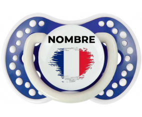France bandera de efecto pincel con nombre: Chupete lovi dynamic