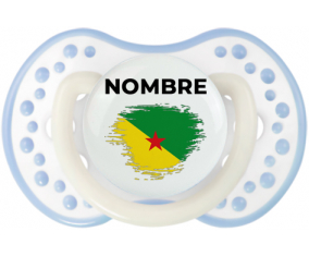 Bandera de efecto pincel guayana francesa con nombre: Chupete lovi dynamic