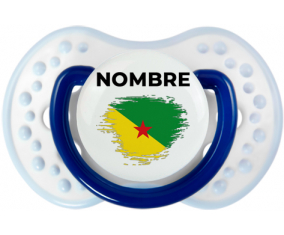 Bandera de efecto pincel guayana francesa con nombre: Chupete lovi dynamic