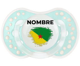 Bandera de efecto pincel guayana francesa con nombre: Chupete lovi dynamic