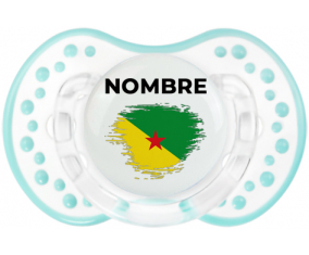 Bandera de efecto pincel guayana francesa con nombre: Chupete lovi dynamic