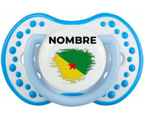 Bandera de efecto pincel guayana francesa con nombre: Chupete lovi dynamic