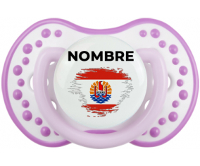 Bandera de pincel de la Polinesia Francesa con nombre: Chupete lovi dynamic