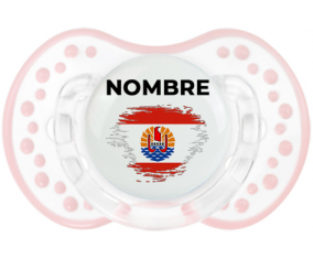 Bandera de pincel de la Polinesia Francesa con nombre: Chupete lovi dynamic