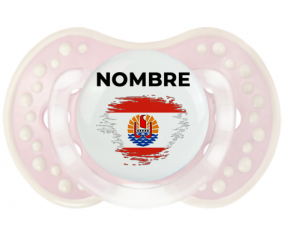 Bandera de pincel de la Polinesia Francesa con nombre: Chupete lovi dynamic