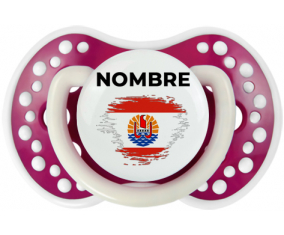 Bandera de pincel de la Polinesia Francesa con nombre: Chupete lovi dynamic